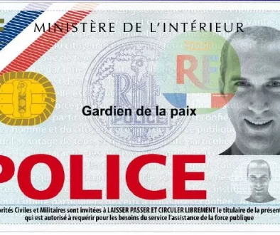 SNUIPN CARTE POLICE SPECIMEN